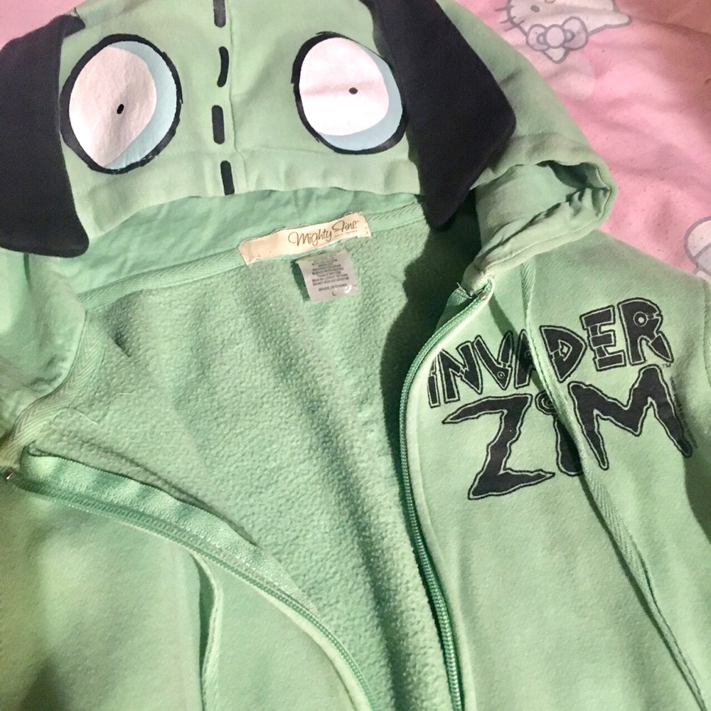 cutest lil invader zim hoodie